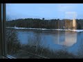 Ice going out on the Penobscot River