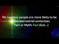 RH Negative Alien Connection: Fact or Myth?