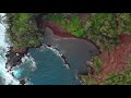 Mavic 2 Pro - Secret Red Sands Beach in 4K Hana Maui Hawaii (Auto Camera Settings)