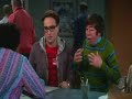 big bang theory  - wolowitz has a allergic reaction to peanuts! LOL
