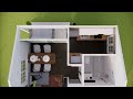 20x23 ft Tiny House with Patio: The Perfect Small House Design