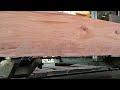 mahogany red wood cutting process