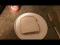 Making Peanut and Cheese Sandwich