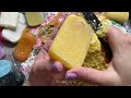 ASMR cutting soap cubes on soap from America