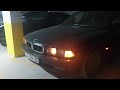 BMW 7.50iL  Alarm lighting.