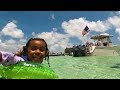 Crab Island Destin, Florida | Aerial Walk/Swim Tour. East Pass Emerald Coast Beach Boat Drone Gulf.