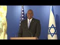 U.S. Sec. Austin holds a joint press conference with Israeli Defense Min. Gallant, March 9, 2023