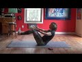 5 minute core workout & twist (2nd & 3rd chakra cleanse)