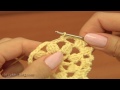 How to Crochet Square Motif Tutorial 8 Part 1 of 2