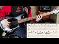 Red Hot Chili Peppers - Universally Speaking // Bass Cover // Play Along Tabs and Notation