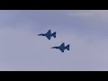 F-2戦闘機とGTマシンの共演！スーパーGTウエルカムフライト! 松島基地 F-2B戦闘機デモフライト!  モビリティリゾートもてぎ ツインリンクもてぎ