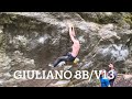 Giuliano 8B/V13 - First Ascent