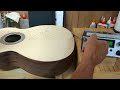 Testing responsiveness early: 00 size steel string guitar build