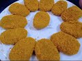 Chicken nuggets|kids special lunch box recipe|quick and simple nuggets recipe