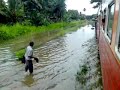 Bad Weather in Sri Lanka! - Train Journey Affected by Massive Floods in Sri Lanka