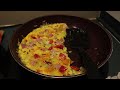 Country Ham Omelette at Home