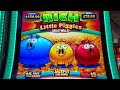 Chasing That Jackpot BONUS on Rich Little Piggies! 77 FREE GAMES!!!