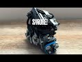 Lego BMW S55 3L Twin Turbo I6 Engine Model with Lego Tachometer #car #bmw #engine #turbo #lego #s55