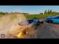 Side Collisions of Cars #41 - BeamNG drive CRAZY DRIVERS