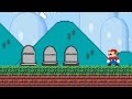 Super Mario Bros. but Mario and 999 Tiny Mario FLUSHED Peach Giant BUTT | Game Animation