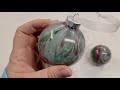 Acrylic Pour Christmas Ornaments 2020