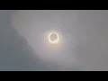 2024 Solar Eclipse-Texas-Thru a Iphone