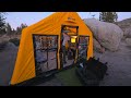Winter Gear Test Run: Below Freezing and the Sonmez London 360 Discover Tent!