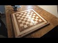 Walnut and Maple Wood Chess Board