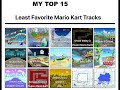 My Top 15 Least Favorite Mario Kart Tracks