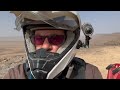 THEY WARN US something is happening to the ROAD (E05). Motorcycle trip through AFRICA