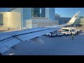 Frontier Airlines Airbus A321 Landing in Las Vegas (LAS) with View of the Strip