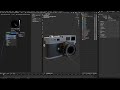 Product Rendering in Blender: Leica M9 Camera
