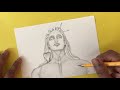 How to draw adiyogi shiva step by step  Lord Shiva pencil sketch drawing