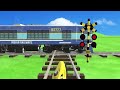 【踏切アニメ】あぶない電車 TRAIN THOMAS 🚦 Fumikiri 3D Railroad Crossing Animation #1