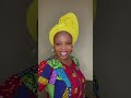 Quick gele headwrap tutorial/DIY