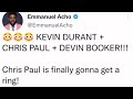 NBA WORLD REACTS TO KD TRADE!