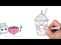 How to Draw a Starbucks Unicorn Frappuccino