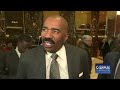 Steve Harvey and President-elect Donald Trump (C-SPAN)