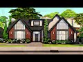 One Storey Modern Family Home 🖤 || The Sims 4 Growing Together: Speed Build