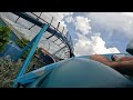The Mako Roller Coaster Ride at SeaWorld Theme Park in Orlando【4K】