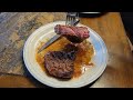 Ninja Woodfire Outdoor Grill Smoke-kissed Grilled NY Strip Steaks