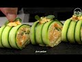 Mashed Potatos Cucumber Rolls | Easy Recipes