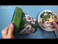 How to paint a clay pot with beautiful flowers \ Idea with acrylic paint