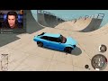 DRIVING OFF THE BIGGEST MEGA RAMPS! (BeamNG Drive)