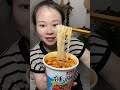 ASMR Eating Spicy Food Chinese, Big Bowl Spicy Noodles Soups With Dumpling Cake And Egg #food #asmr