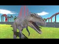 New Spinosaurus in Battle with All Dinosaurs of Arbs - Animal Revolt Battle Simulator