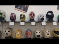 Colección de Mascaras de Lucha Libre de Christian Cymet en Brownsville, Texas.