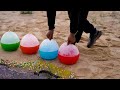 How to make Rainbow Axolotl with Orbeez, Balloons of Coca Cola, Mtn Dew, Monster, Fanta and Mentos
