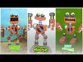 ALL BABY Wubbox vs ALL Wubbox My Singing Monsters  vs ALL CLUBBOX Wubbox  Redesign Comparisons ~ MSM
