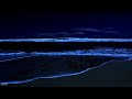 Falling asleep with night ocean waves sounds | Focus, study, healing.